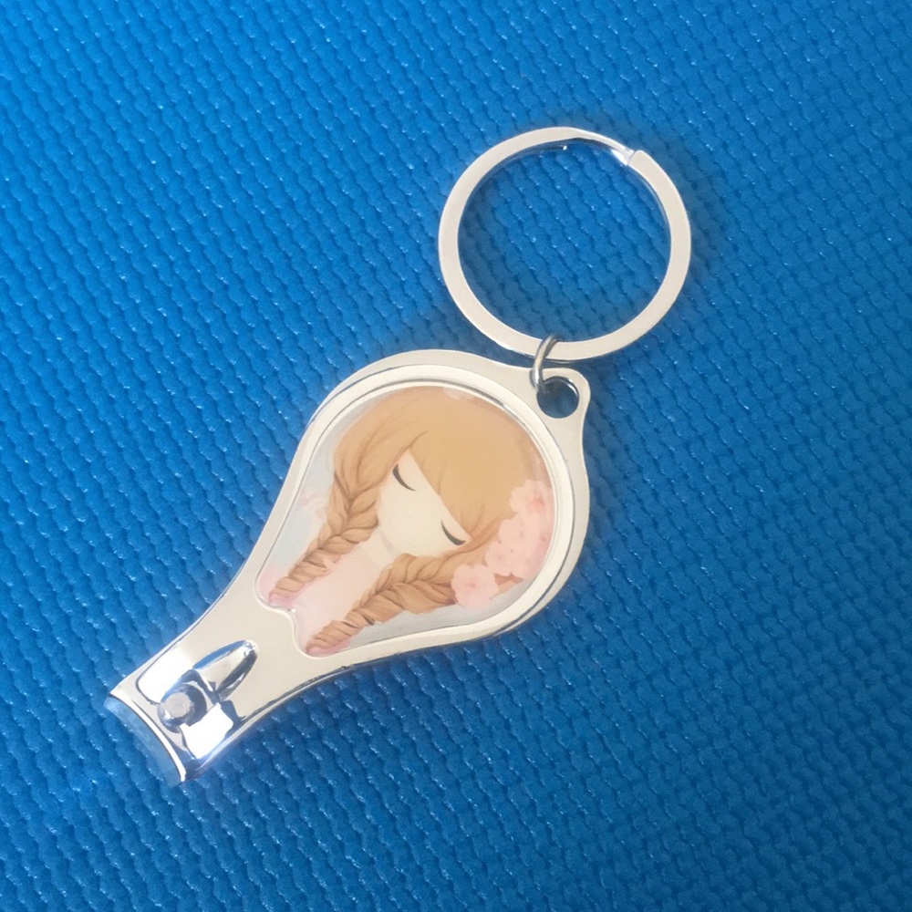 Nail clipper keychain